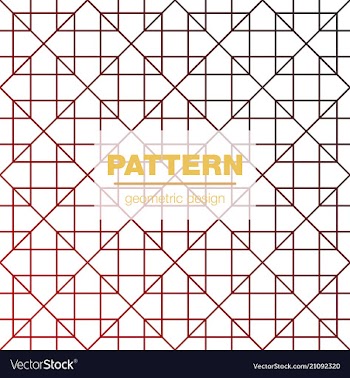 Seamless linear pattern with thin poly lines and vector image