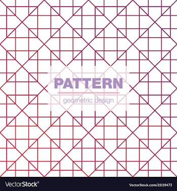 Seamless linear pattern with thin poly lines and vector image