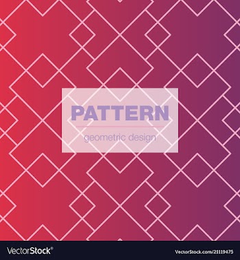 Seamless linear pattern with thin poly lines and vector image