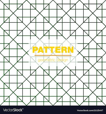 Seamless linear pattern with thin poly lines and vector image