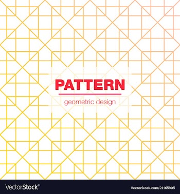 Seamless linear pattern with thin poly lines and vector image