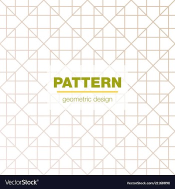 Seamless linear pattern with thin poly lines and vector image