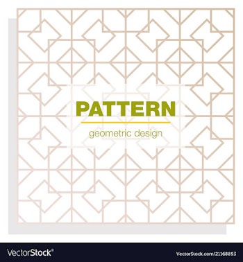 Seamless linear pattern with thin poly lines and vector image