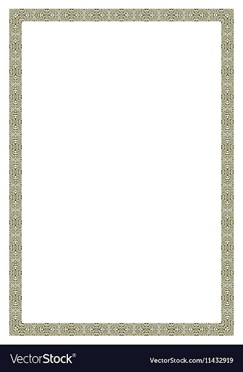 Seamless linear wavy border vector image