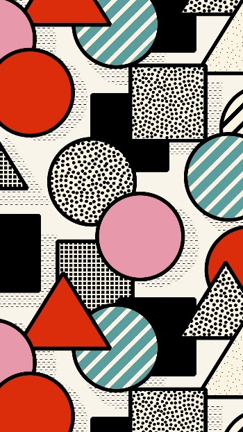 Seamless Memphis pattern phone wallpaper, | Free Photo - rawpixel