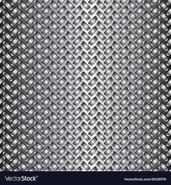 Seamless metal background vector image