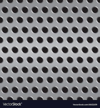 Seamless metal background vector image