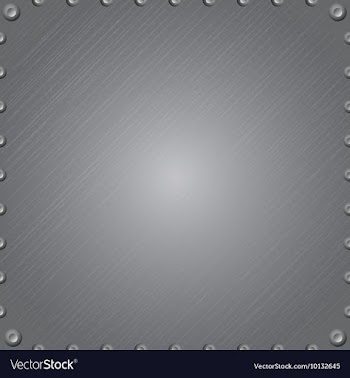 Seamless metal background vector image