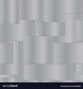 Seamless metal background vector image