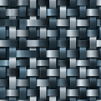 Seamless Metallic Woven Pattern