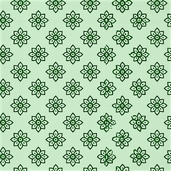 Seamless Minimalist Floral Pattern