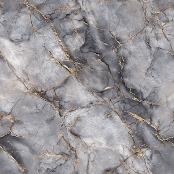 Seamless Modern Grey Marble with Metallic Veins Texture