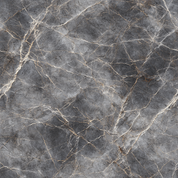 Seamless Modern Grey Marble with Silver Veins Texture
