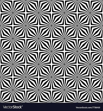 Seamless monochromatic stripe design pattern vector image