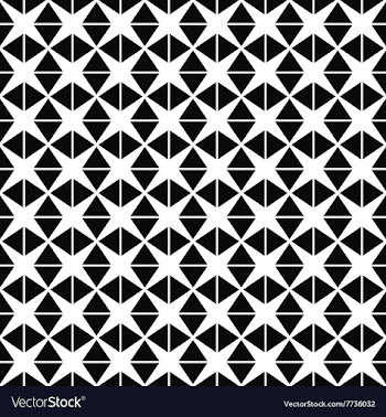 Seamless monochromatic triangle pattern vector image