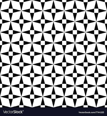 Seamless monochromatic triangle pattern vector image