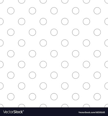 Seamless monochrome circle pattern - simple vector image