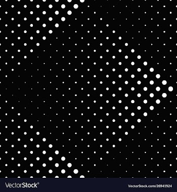 Seamless monochrome dot pattern background vector image