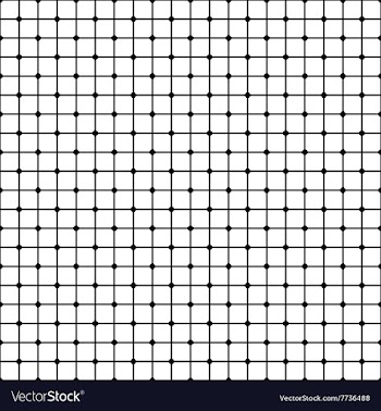 Seamless monochrome mesh pattern vector image