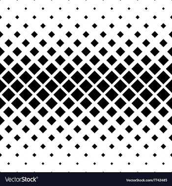Seamless monochrome square pattern vector image