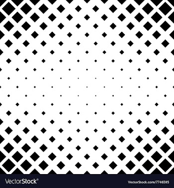 Seamless monochrome square pattern vector image