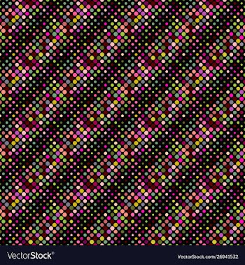 Seamless multicolored geometrical circle pattern vector image