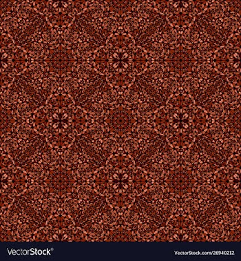 Seamless oriental gem stone ethno pattern vector image