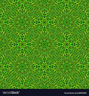 Seamless oriental green bohemian stone mosaic vector image