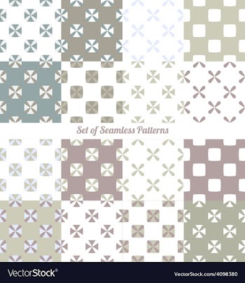Seamless ornaments vector image