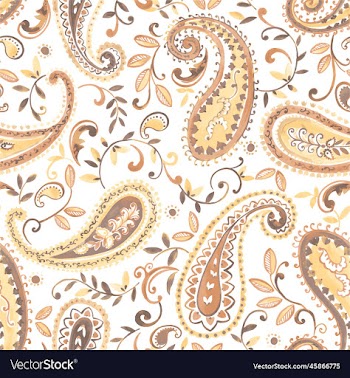 seamless paisley pattern design