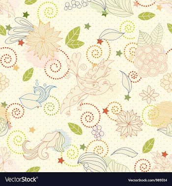 Seamless paisley pattern vector image