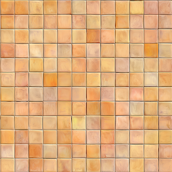 Seamless Pale Orange Vintage Tile Pattern