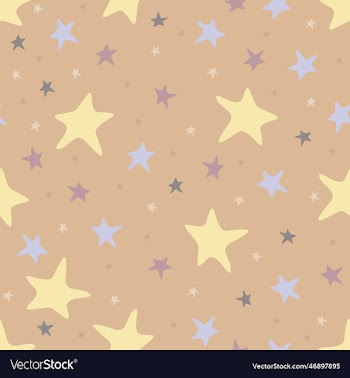 seamless pastel pattern with stars
