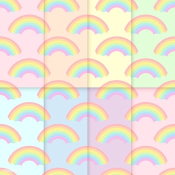 Seamless pastel patterns vector set | Free stock vector - 542955