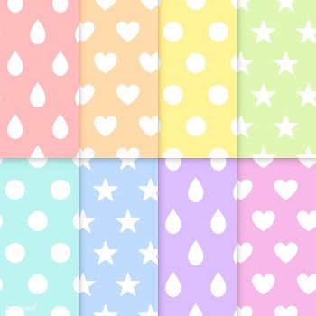 Seamless pastel patterns vector set | Free stock vector - 542963