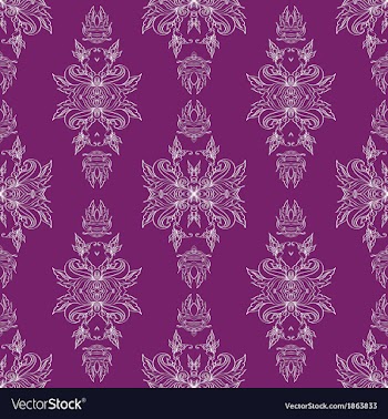 Seamless pattern Antique ornament vector image