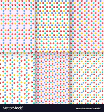 seamless pattern baby set on pink background