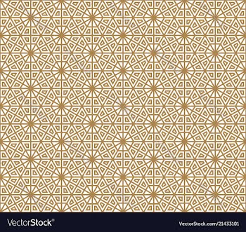 Seamless pattern based on japanese ornament kumiko vector image