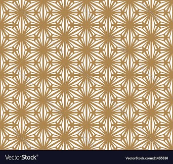 Seamless pattern based on japanese ornament kumiko vector image