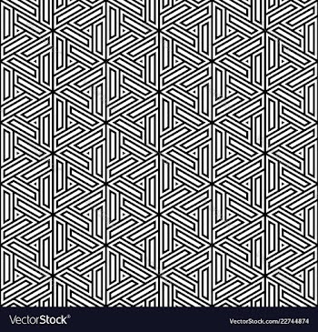 Seamless pattern based on japanese ornament kumiko vector image