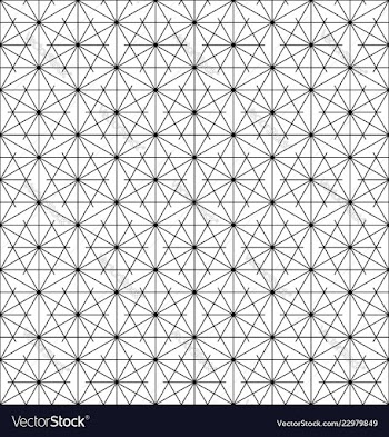 Seamless pattern based on japanese ornament kumiko vector image