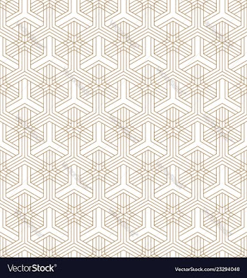 Seamless pattern based on japanese ornament kumiko vector image