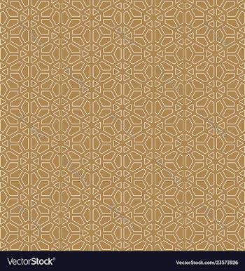 Seamless pattern based on japanese ornament kumiko vector image