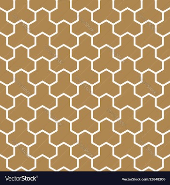 Seamless pattern based on japanese ornament kumiko vector image
