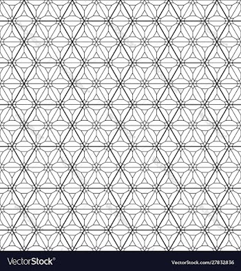 Seamless pattern based on japanese ornament kumiko vector image