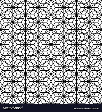 Seamless pattern based on japanese ornament vector image