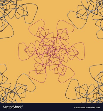 seamless pattern created with scribble