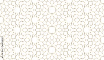Seamless pattern in authentic arabian style.