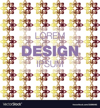 Seamless pattern in colors with geometric vector image