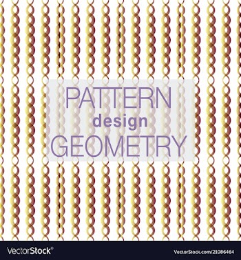 Seamless pattern in colors with geometric vector image